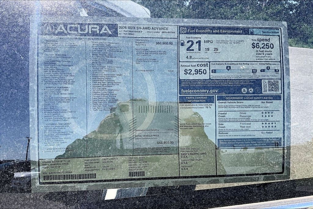 2026 Acura MDX Advance Package SH-AWD