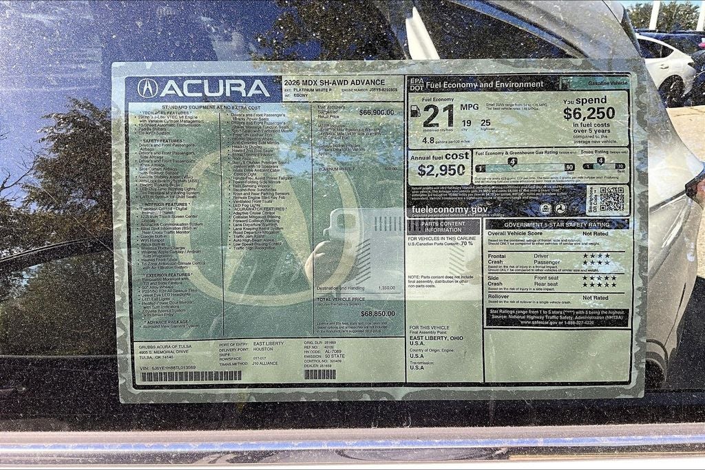 2026 Acura MDX Advance Package SH-AWD
