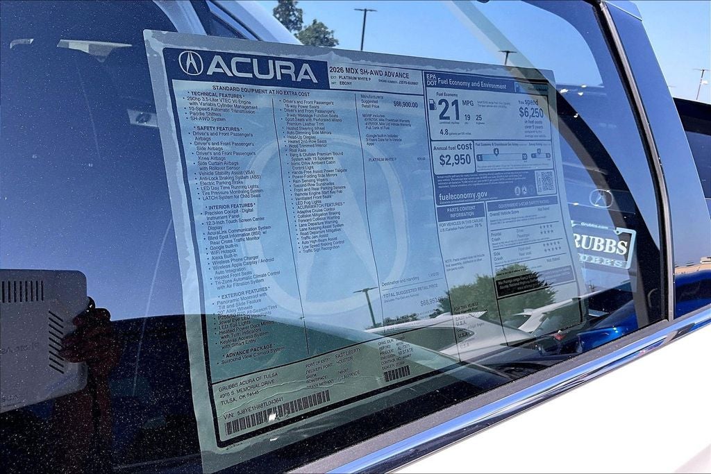 2026 Acura MDX Advance Package SH-AWD