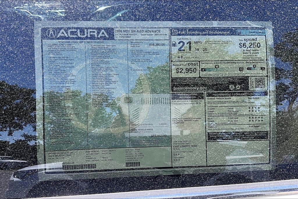 2026 Acura MDX Advance Package SH-AWD