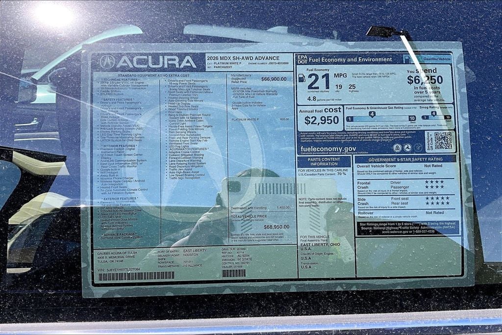 2026 Acura MDX Advance Package SH-AWD