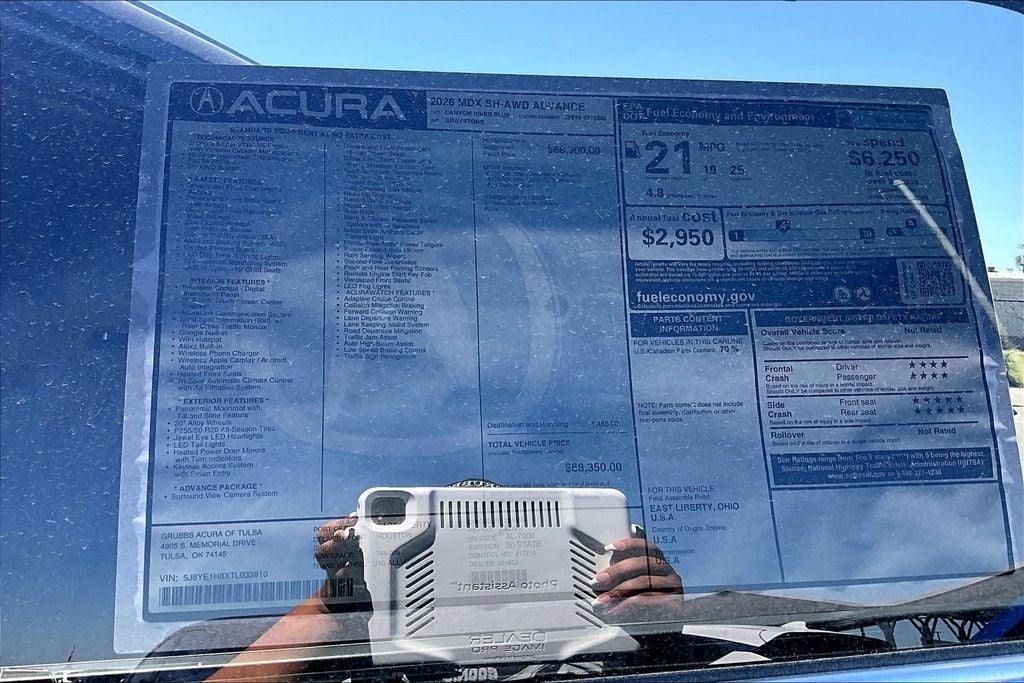 2026 Acura MDX Advance Package SH-AWD
