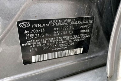 2013 Hyundai Sonata Limited