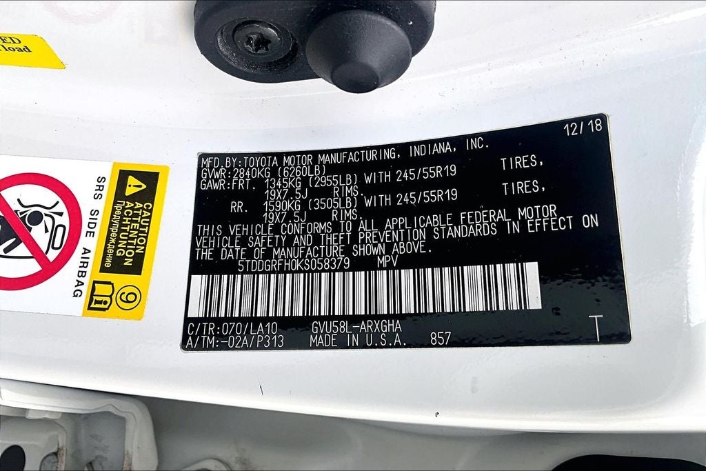 2019 Toyota Highlander Hybrid Limited