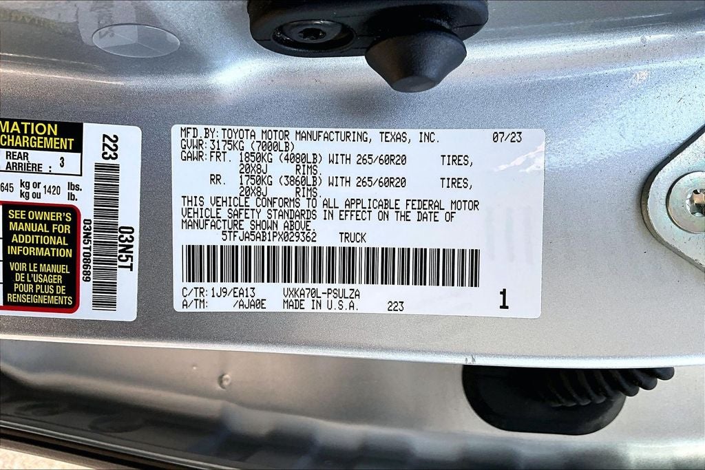 2023 Toyota Tundra Limited