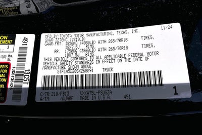 2025 Toyota Tundra SR5