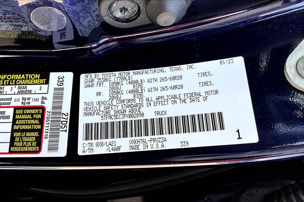 2023 Toyota Tundra Hybrid Platinum