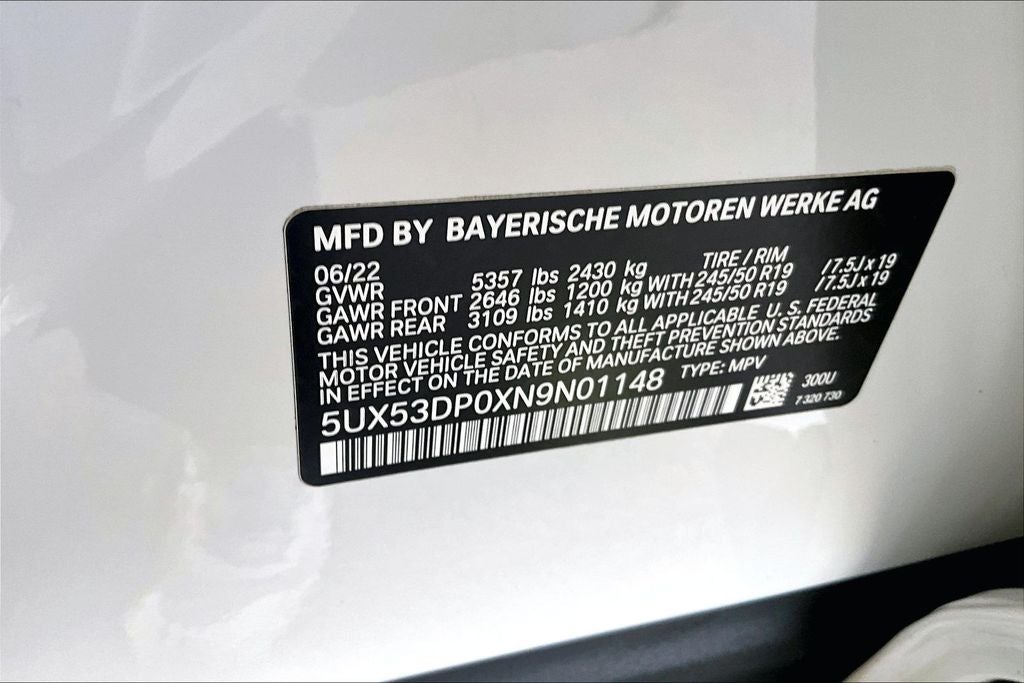 2022 BMW X3 xDrive30i