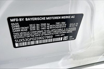 2025 BMW X3 30 xDrive M Sport