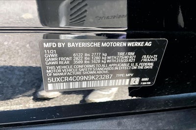 2022 BMW X5 sDrive40i