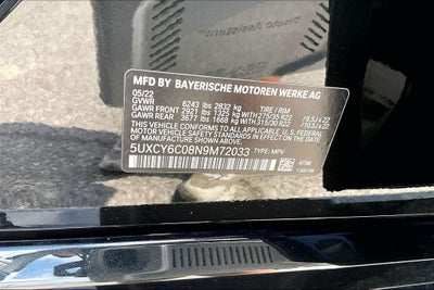2022 BMW X6 xDrive40i