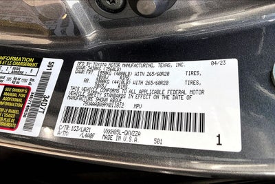 2023 Toyota Sequoia Platinum