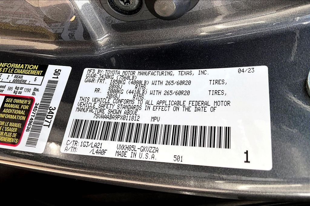 2023 Toyota Sequoia Platinum