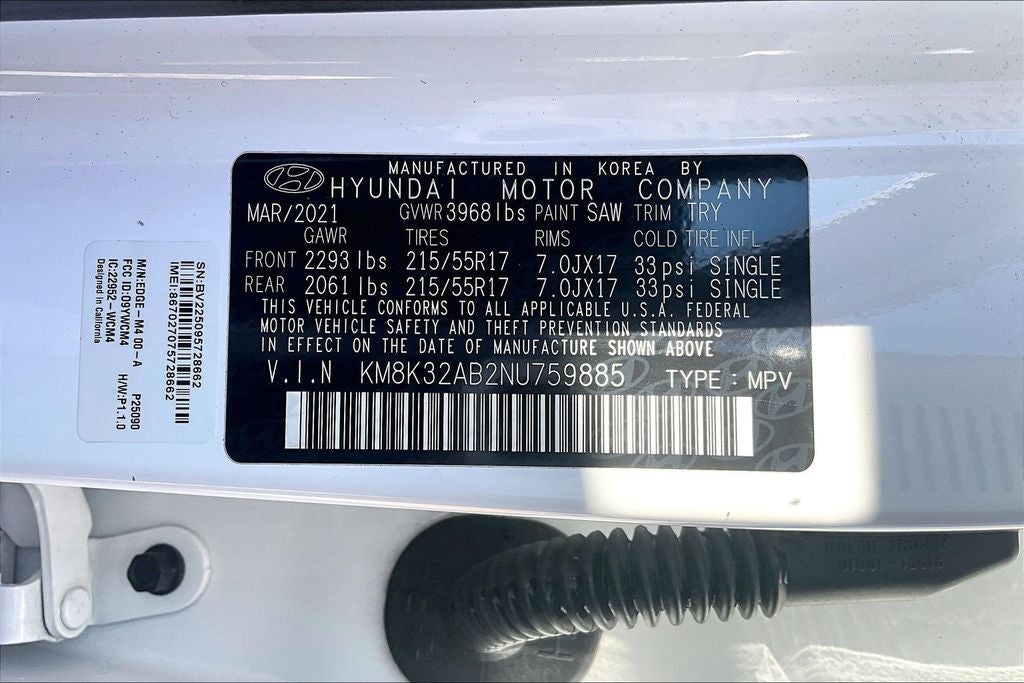 2022 Hyundai Kona SEL