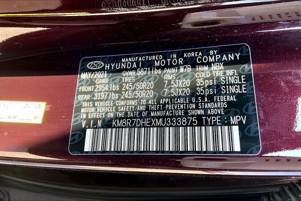 2021 Hyundai Palisade Calligraphy