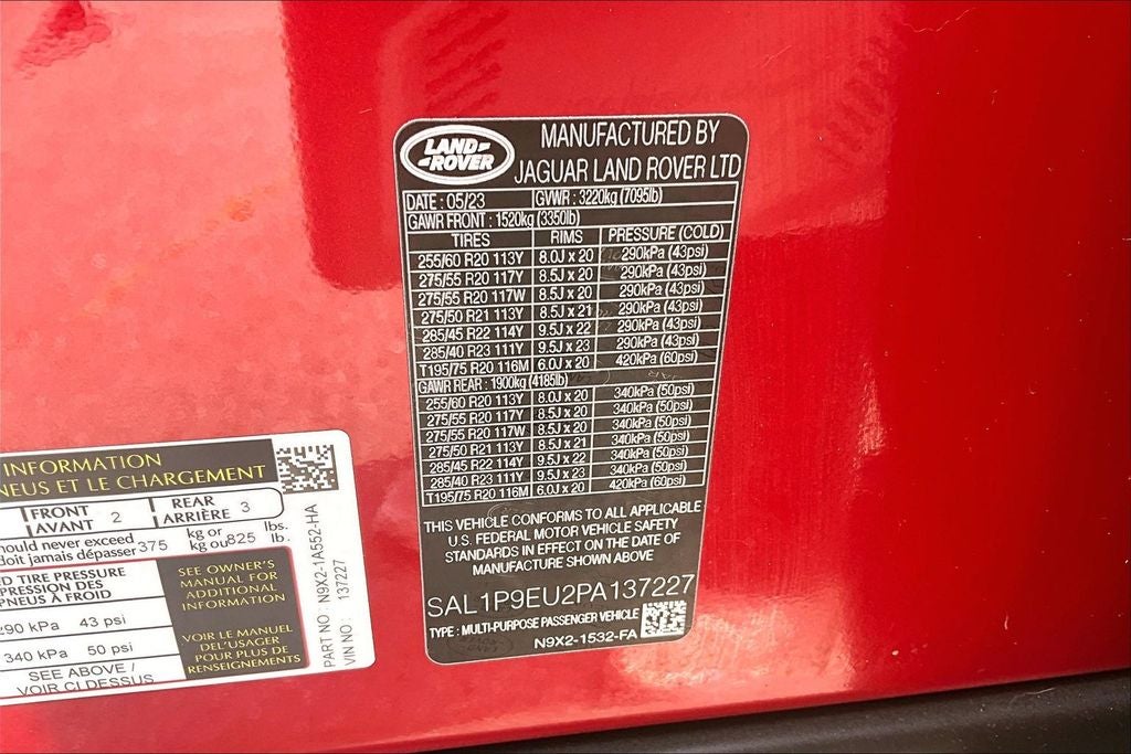 2023 Land Rover Range Rover Sport SE