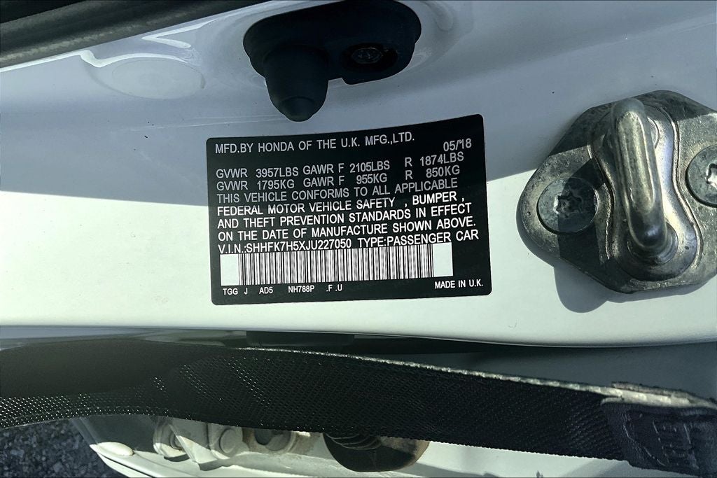 2018 Honda Civic EX