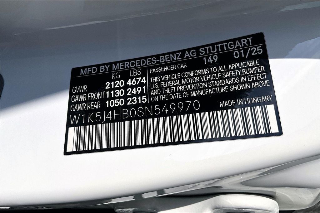 2025 Mercedes-Benz CLA CLA 250 4MATIC®