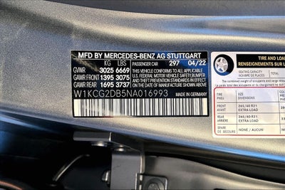 2022 Mercedes-Benz EQS 450 Base