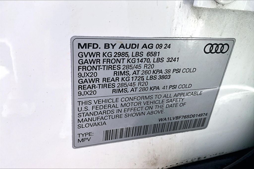 2025 Audi Q7 55 Premium Plus quattro