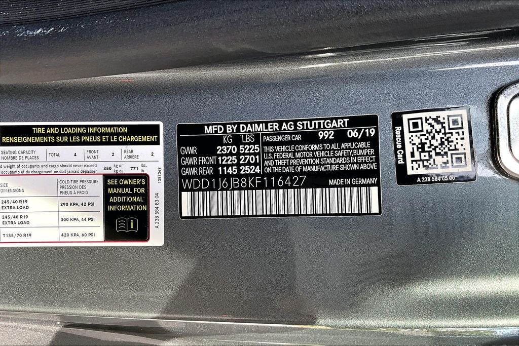 2019 Mercedes-Benz E-Class E 450 4MATIC®
