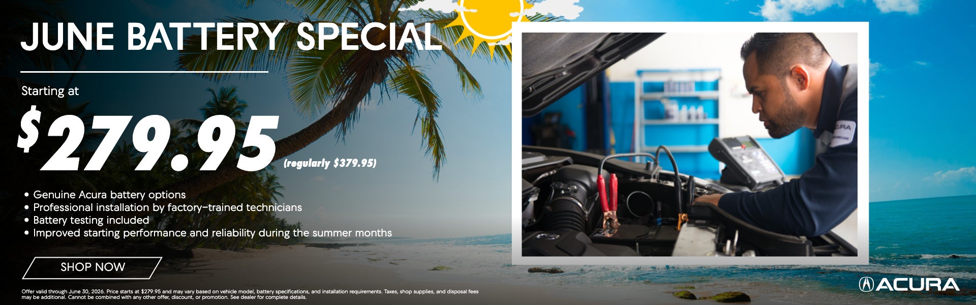 June Battery Special Starting at $279.95