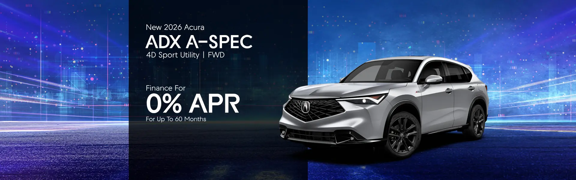 Finance a New 2026 Acura ADX