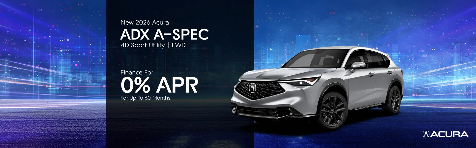 Finance a New 2026 Acura ADX