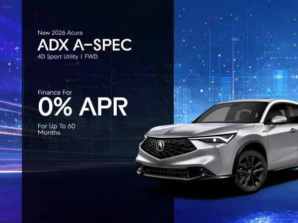 Finance a New 2026 Acura ADX