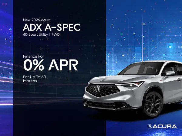 Finance a New 2026 Acura ADX