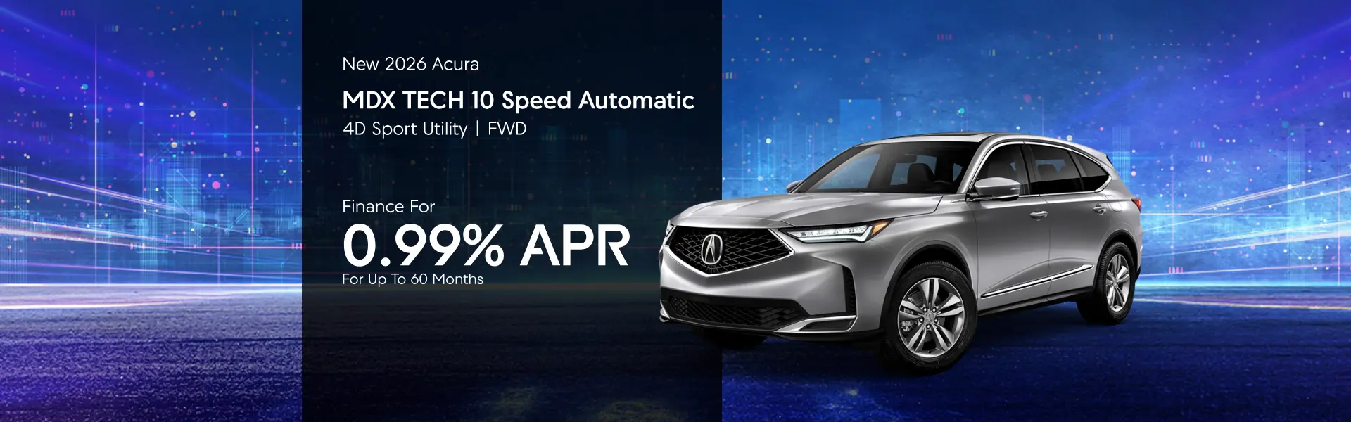 Finance a New 2026 Acura MDX Tech