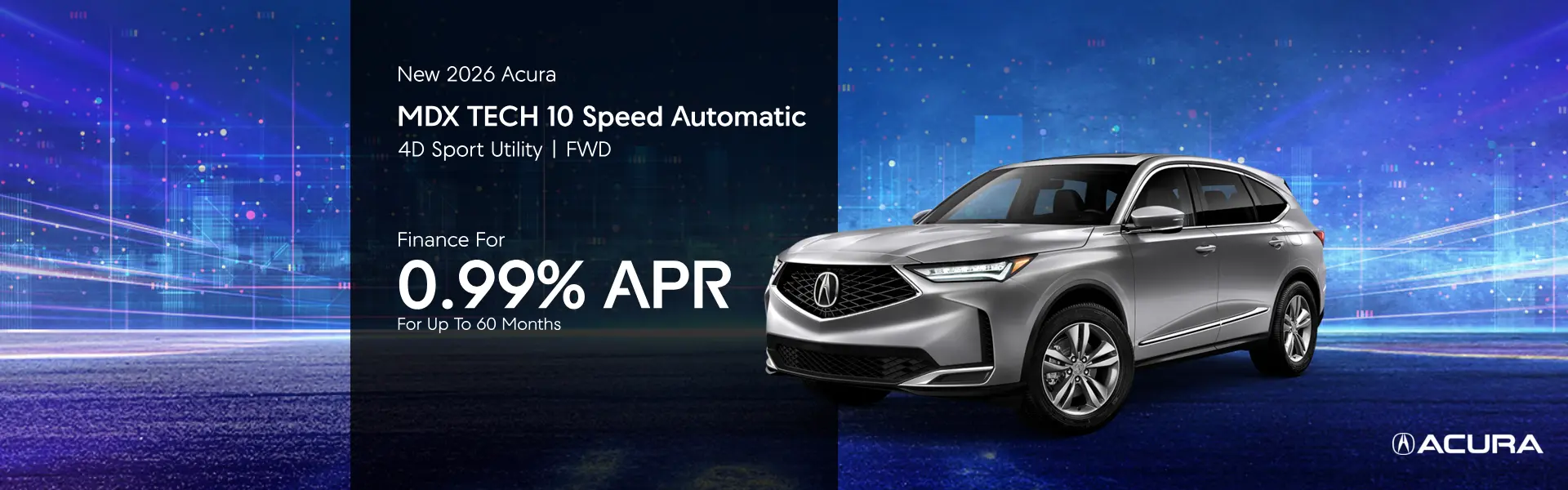 Finance a New 2026 Acura MDX Tech