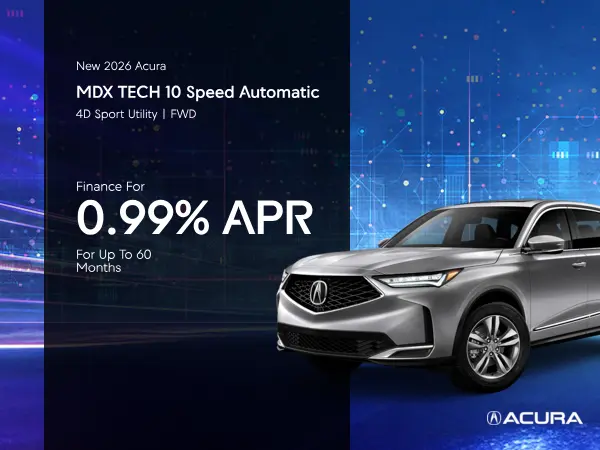 Finance a New 2026 Acura MDX Tech