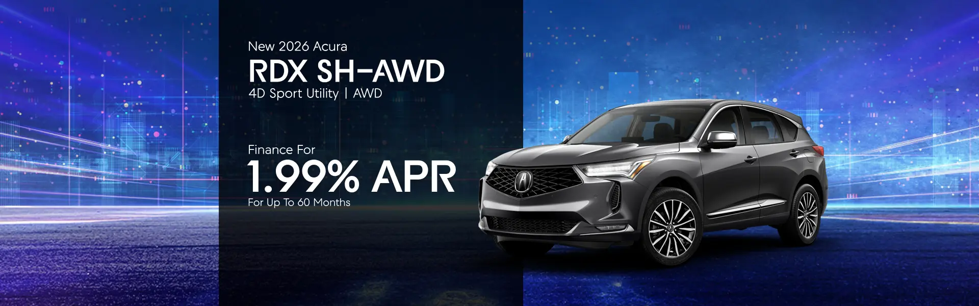 Finance a New 2026 Acura RDX SH-AWD